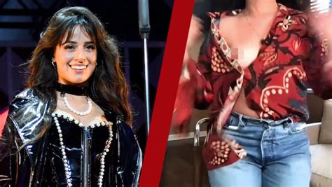 camila cabello nip slip|Camila Cabello accidentally exposes her NIPPLE on The One Show